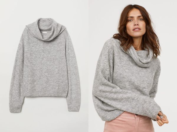 

Свитер H&M М серый (1200-574)