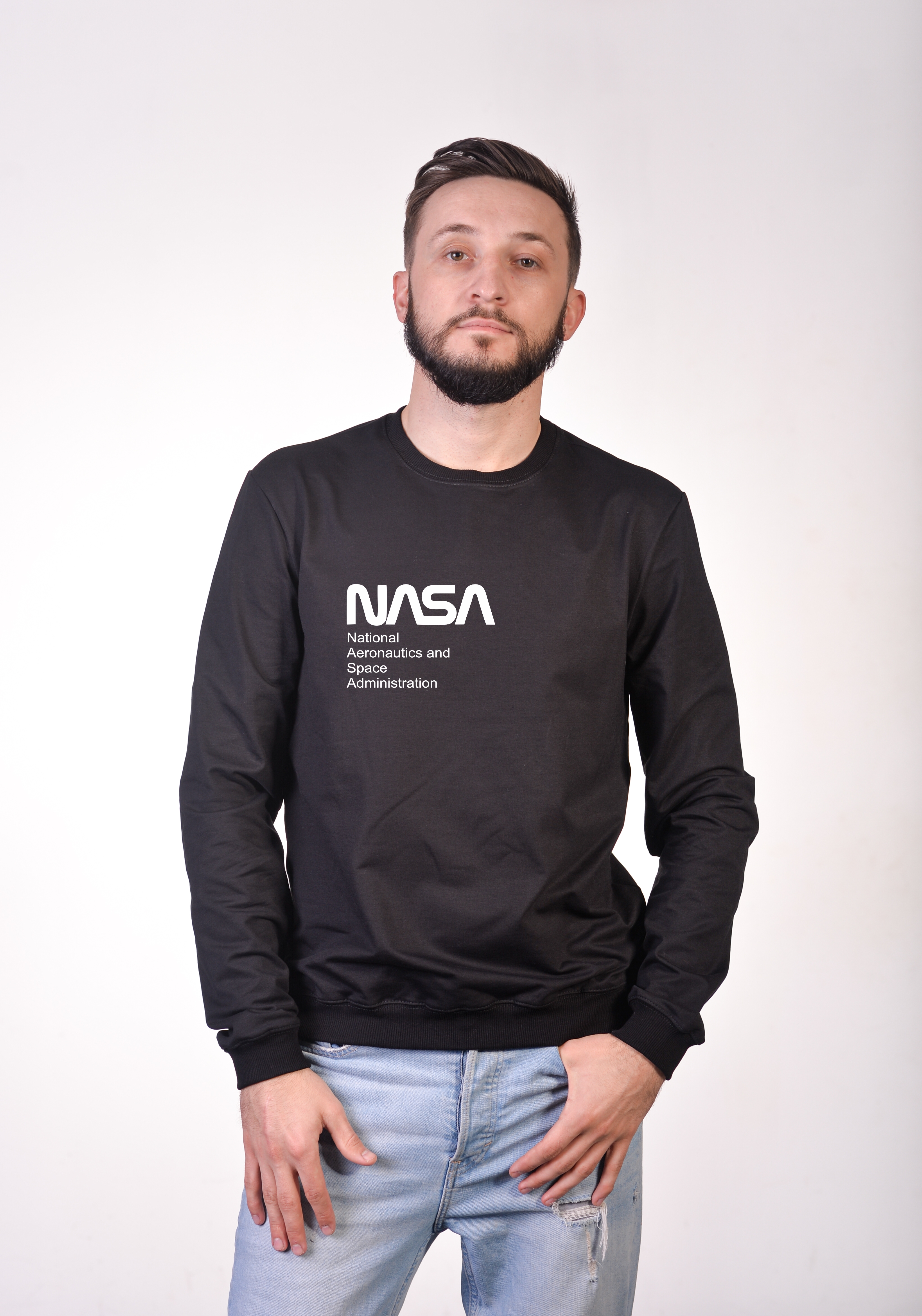 

Світшот NASA чоловічий чорний  Vudvud, Світшот NASA чоловічий чорний L Vudvud