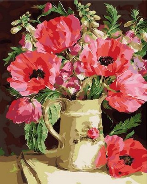 

Картина по номерам 40×50 см. Mariposa Маковое настроение Художник Anne Cotterill (Q 996)