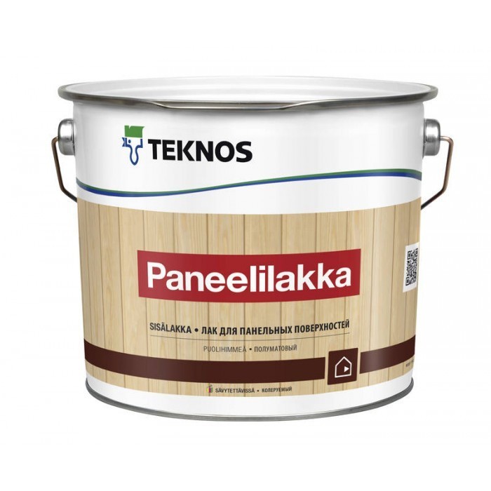 

Лак для панелей акриловий Teknos PANEELIAKKA півматовий 9л