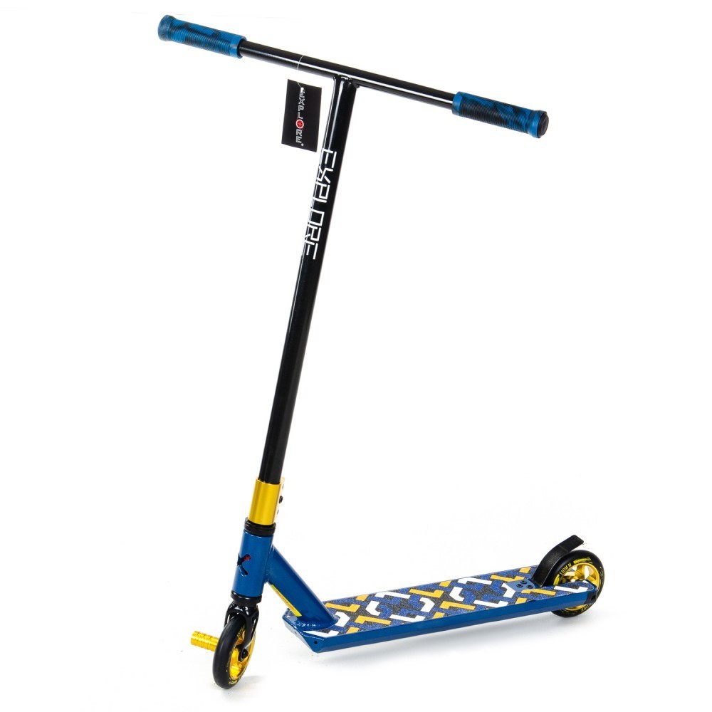 

Трюковий самокат Explore STORM DELUXE New Blue Gold 110мм