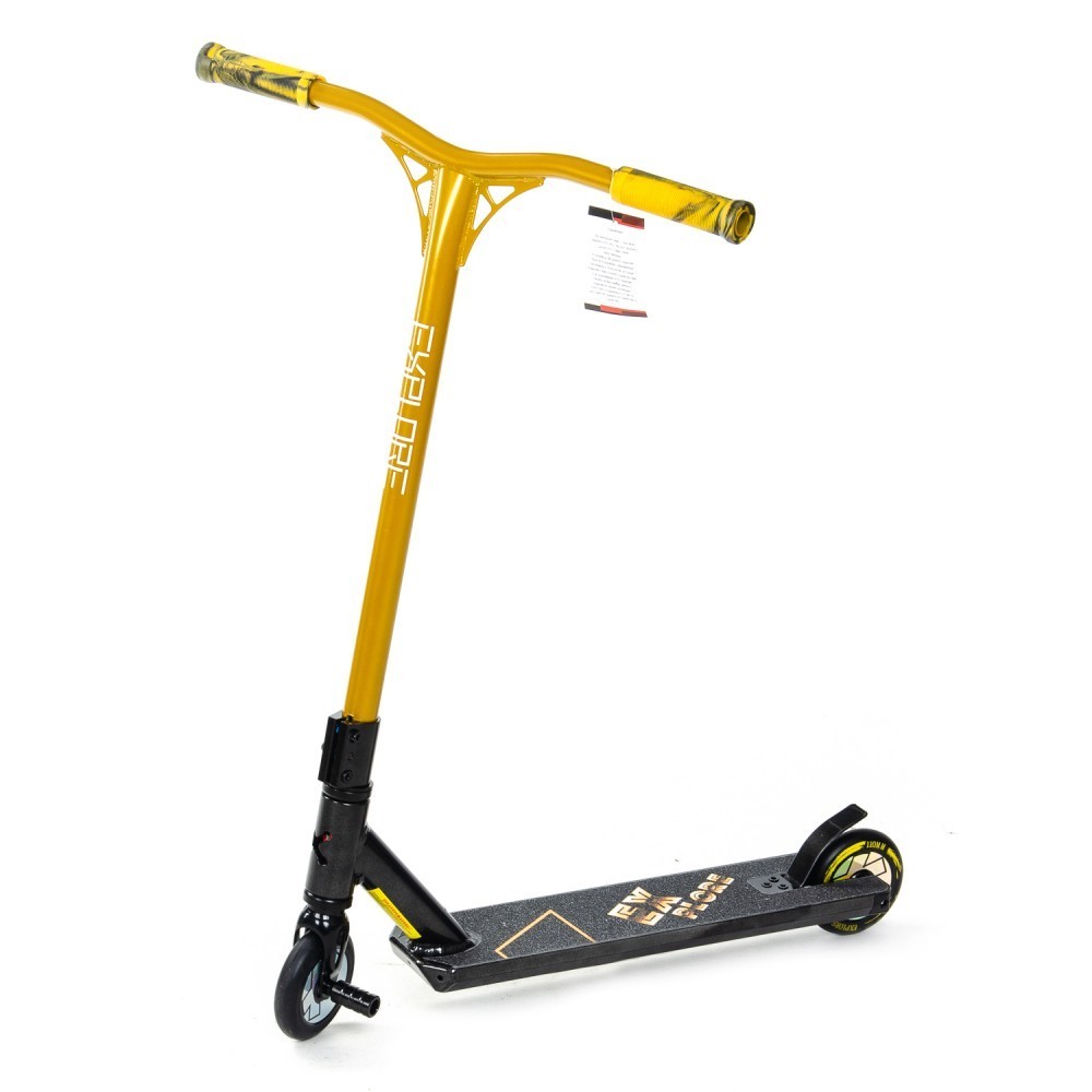 

Трюковий самокат Explore SPADE DELUXE New Black Yellow 110мм