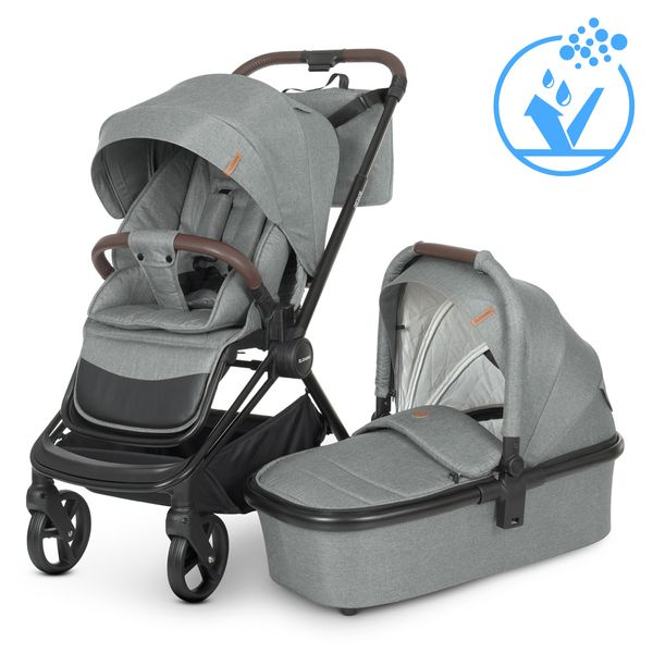 

Универсальная коляска 2в1 El Camino ME 1091-B PERSONA Gray