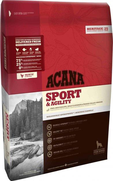 

Сухой корм Acana Sport & Agility 11.4 кг для собак всех пород c повышенной активностью (цыпленок, камбала)