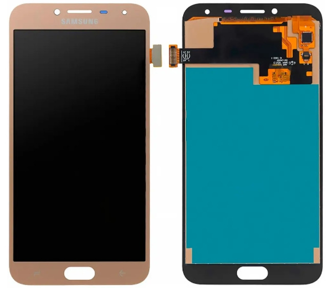 

Дисплей Samsung J400 Galaxy J4 2018 золотистый (TFT экран, тачскрин, стекло в сборе) High Copy