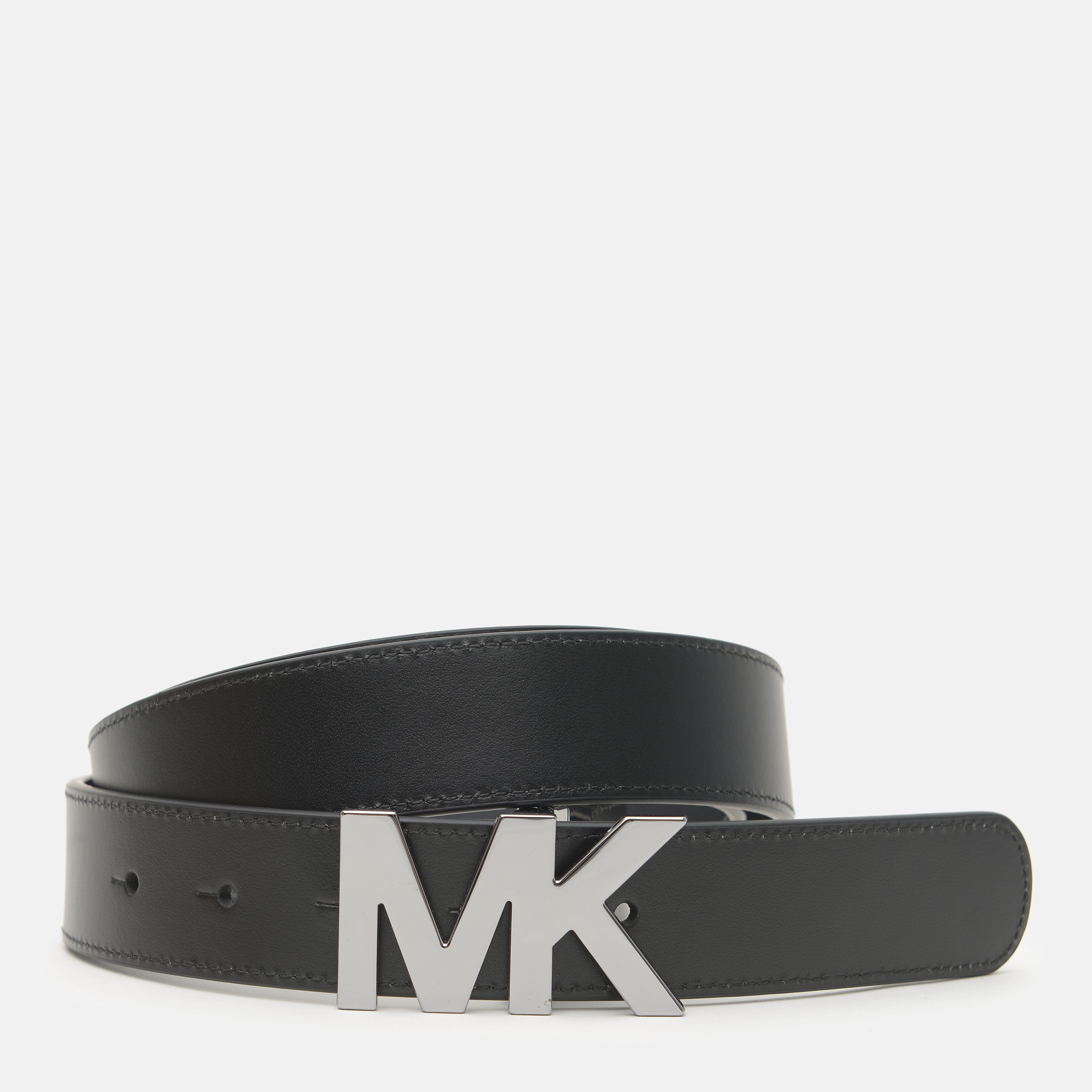 

Ремень мужской кожаный Michael Kors 34mm Belt 39H9LBLY1H-084 Blk/Greyhoun