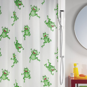 

Шторка для ванной виниловая Spirella FROGTIME 10.06487