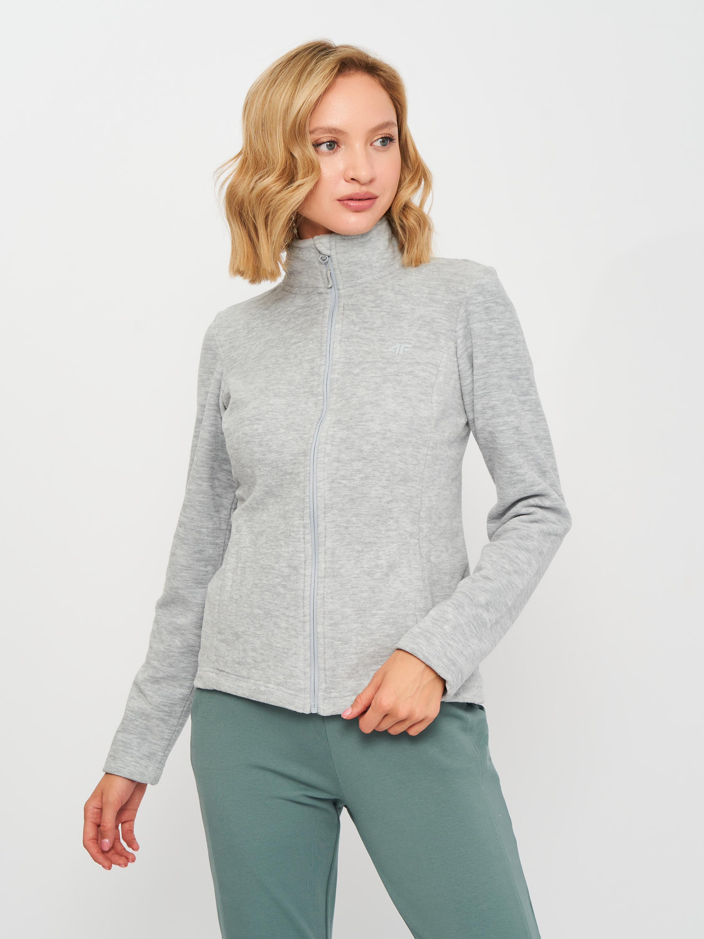 

Толстовка на флисе 4F NOSH4-PLD350  Cold Light Grey Melange, Толстовка на флисе 4F NOSH4-PLD350 S Cold Light Grey Melange