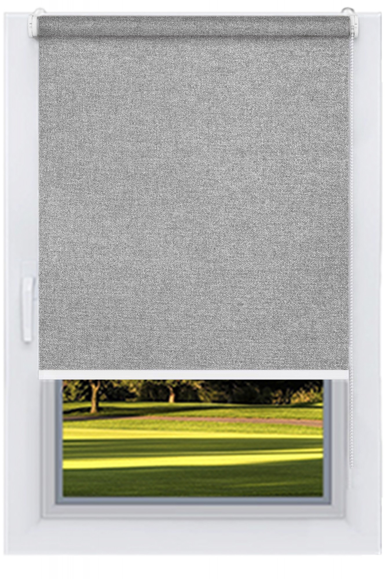 

Ролета тканевая DECOLUX 148х200 ЛЮМІНІС Металлик вал 19