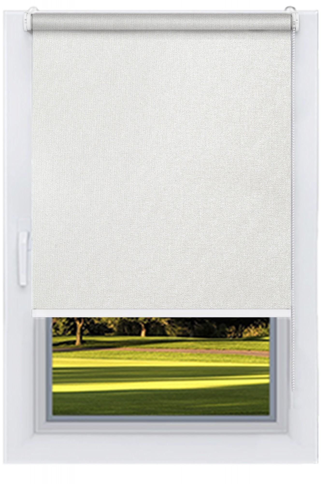 

Ролета тканевая DECOLUX 82х200 ЛЮМІНІС Сильвер вал 19