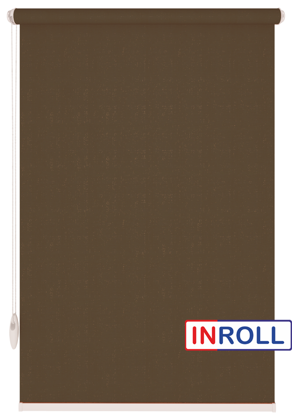 

Ролета тканевая INROLL Есо-Mini 75х185 см BO Berlin Коричневый 216