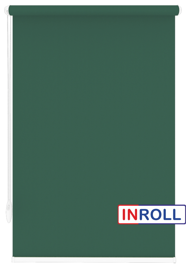 

Ролета тканевая INROLL Есо-Mini 127,5х185 см Camila Темно-зеленый A625