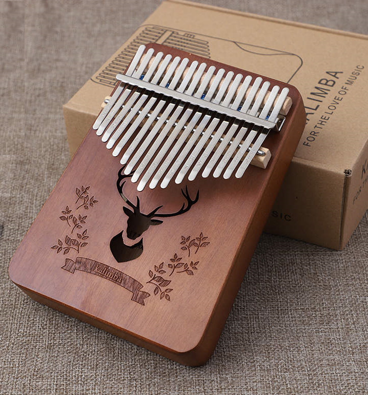 

Калимба музыкальный инструмент Enfuntins 17 нот Пальчиковое пианино Kalimba (ENK19BR)