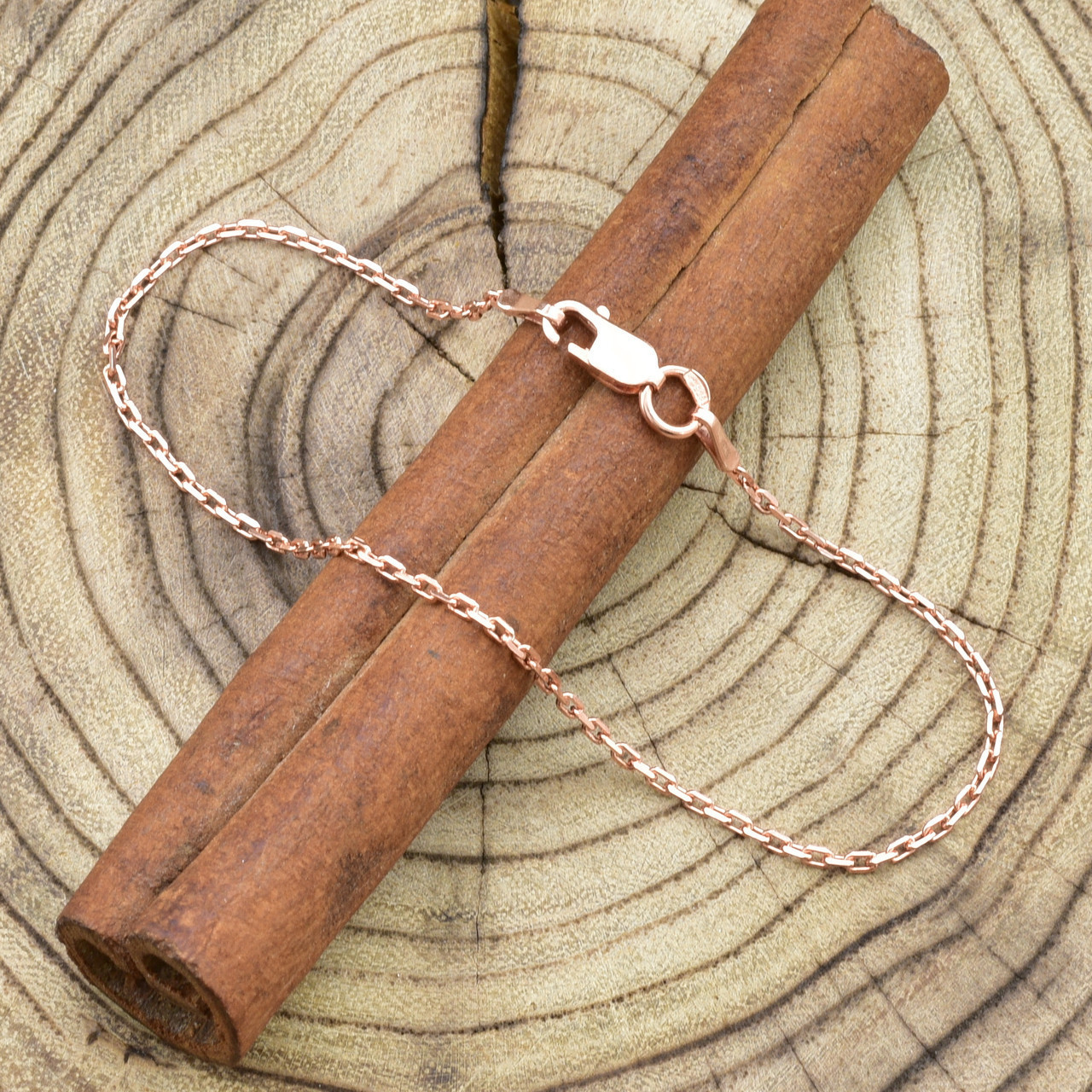 

Серебряный браслет позолоченный Якорный ширина 1 мм 18