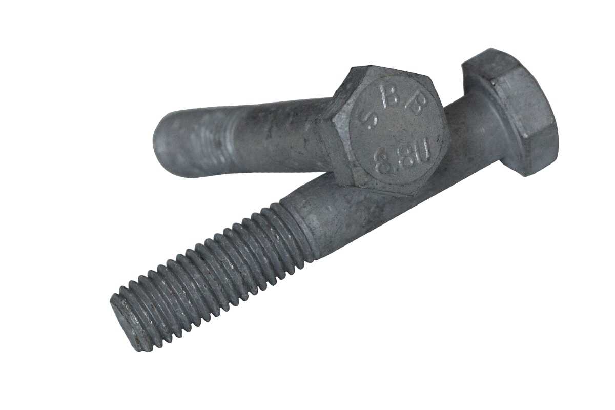 

Болт DIN 931 M20x240 8,8 цинк гарячий, 1 шт.