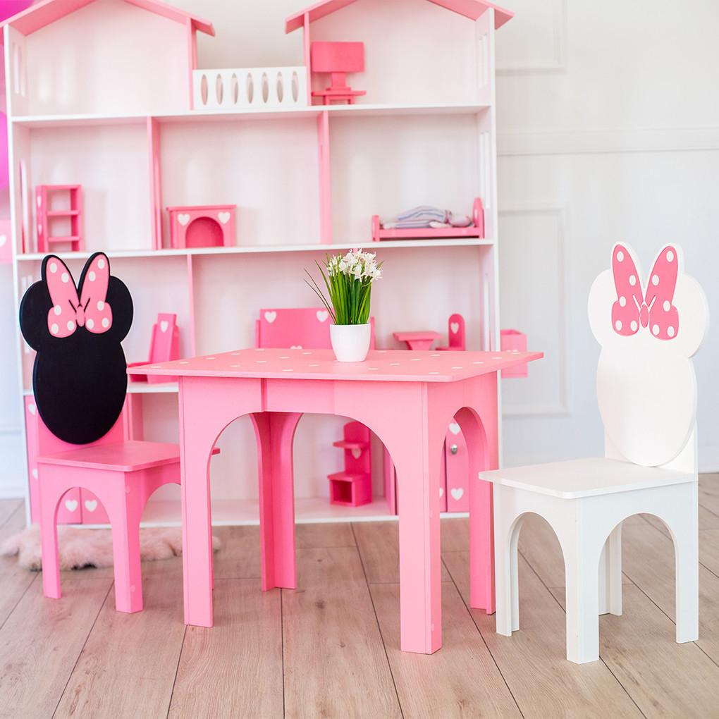 

Комплект KiddyRoom Микки стол + стул Розовый