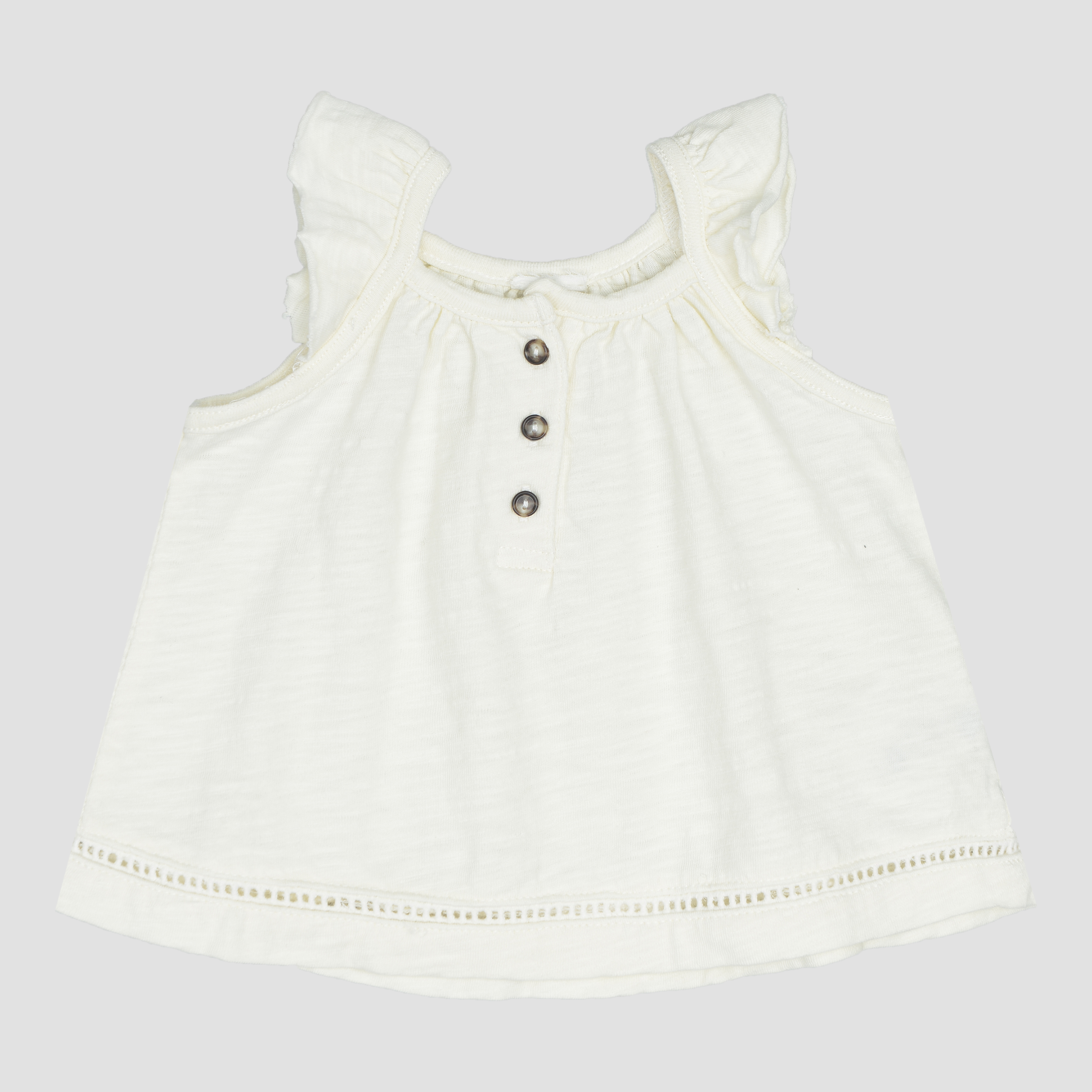 

Майка H&M 4760625 62 см Молочная