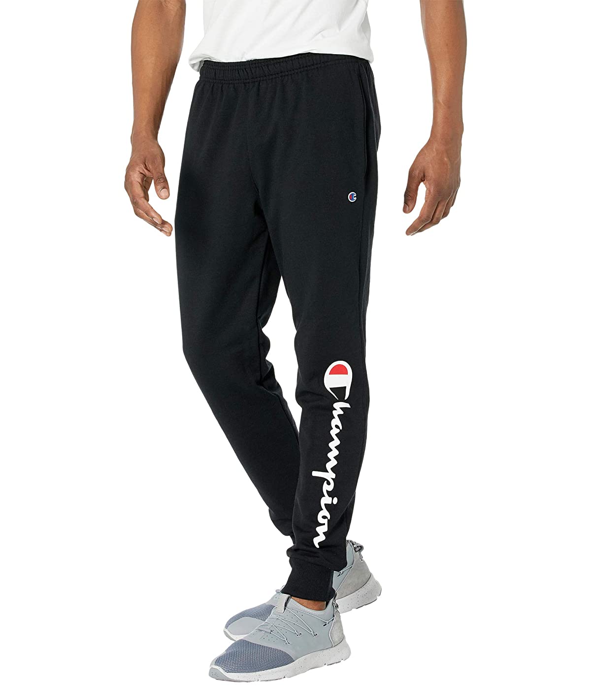 

Брюки спортивные Champion Powerblend Graphic Joggers Black, XXL (52)