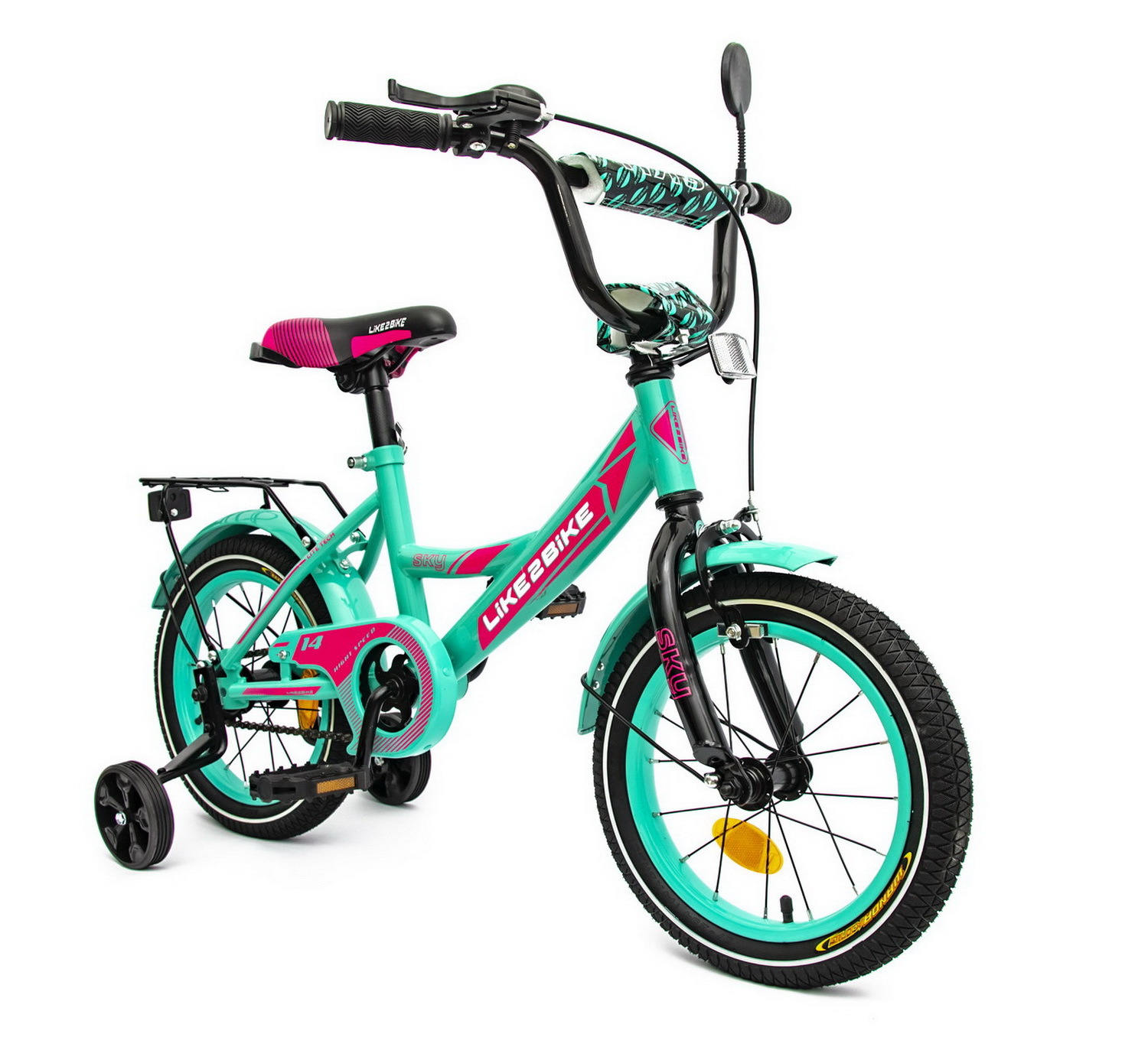 

Велосипед Like2bike 14" Sky Turquoise (211402)