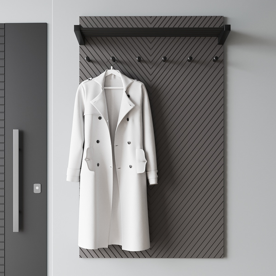 

Настенная вешалка Fenster Оксфорд Элегант Грей