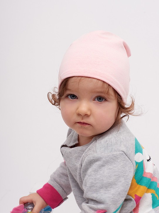 

Весняна шапочка для дівчинки DEMBOHOUSE Венеція 42 Рожевий