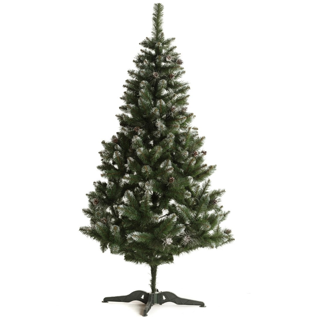 

Штучна ялинка Urbantree з шишками 1 м Темно-зелена