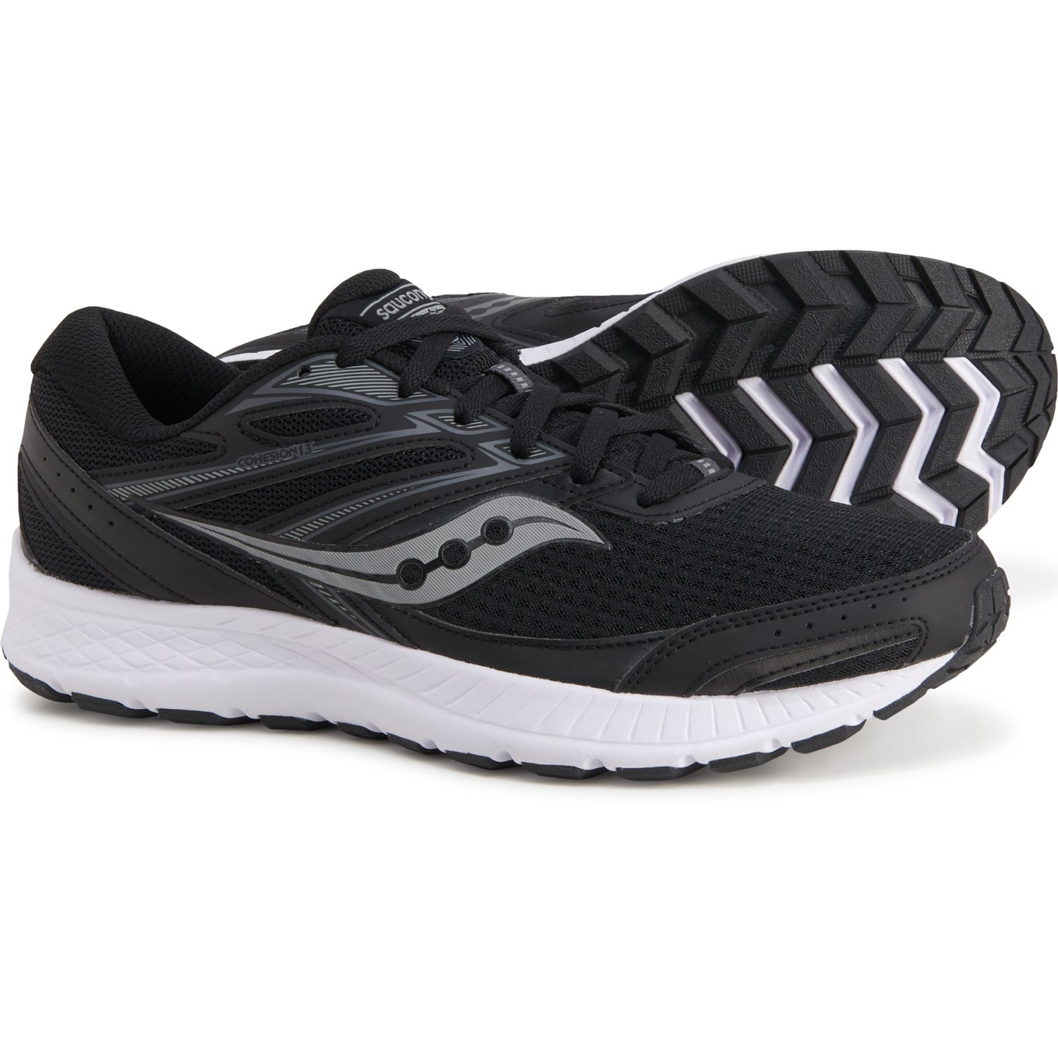 

Кроссовки Saucony Cohesion 13 Running Black/White, 47 (305 мм)