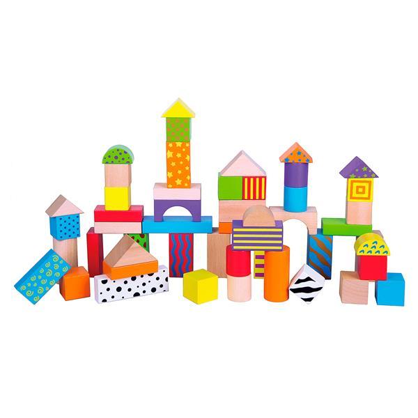 

Деревянные кубики Viga Toys Узорчатые блоки 50 шт., 3 см (SKU-59695) 18 x 18 x 18 см