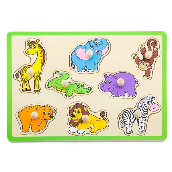 

Деревянная рамка-вкладыш Viga Toys Зверята (SKU-50019) 30 x 3 x 27 см