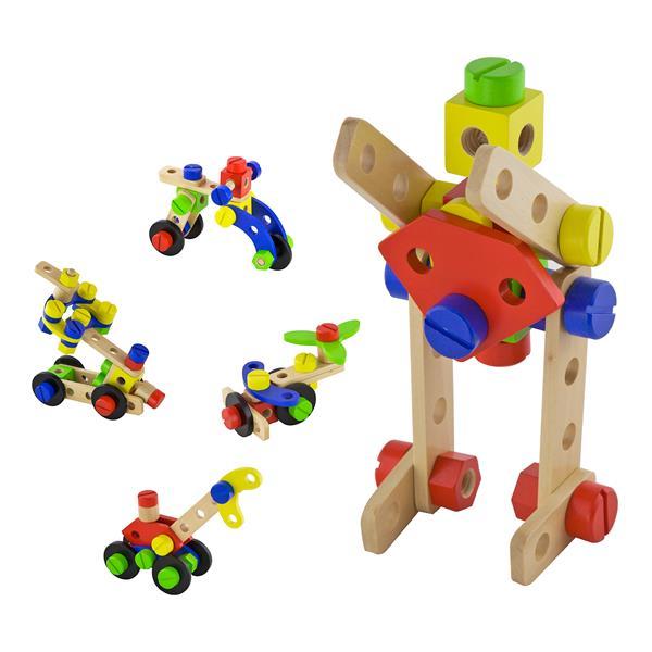 

Деревянный конструктор Viga Toys 48 эл. (SKU-50383) 18 x 15 x 18 см