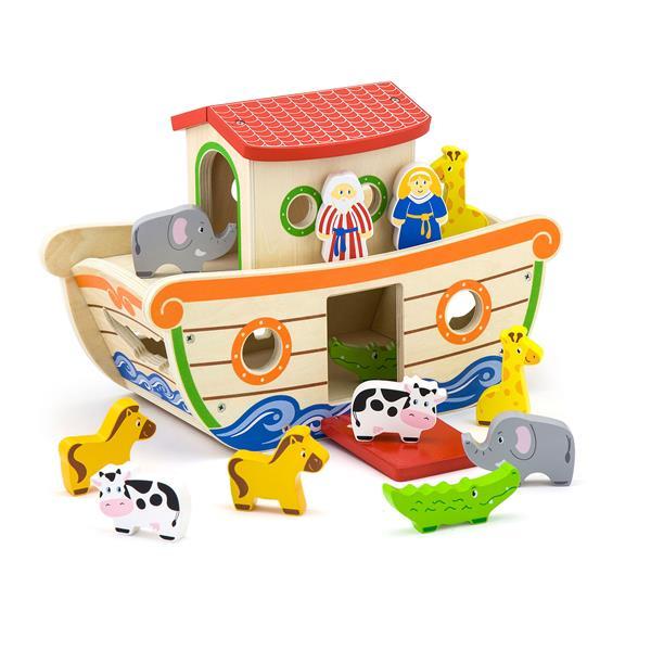 

Деревянный сортер Viga Toys Ковчег со зверятами (SKU-51625) 31 x 17 x 22 см