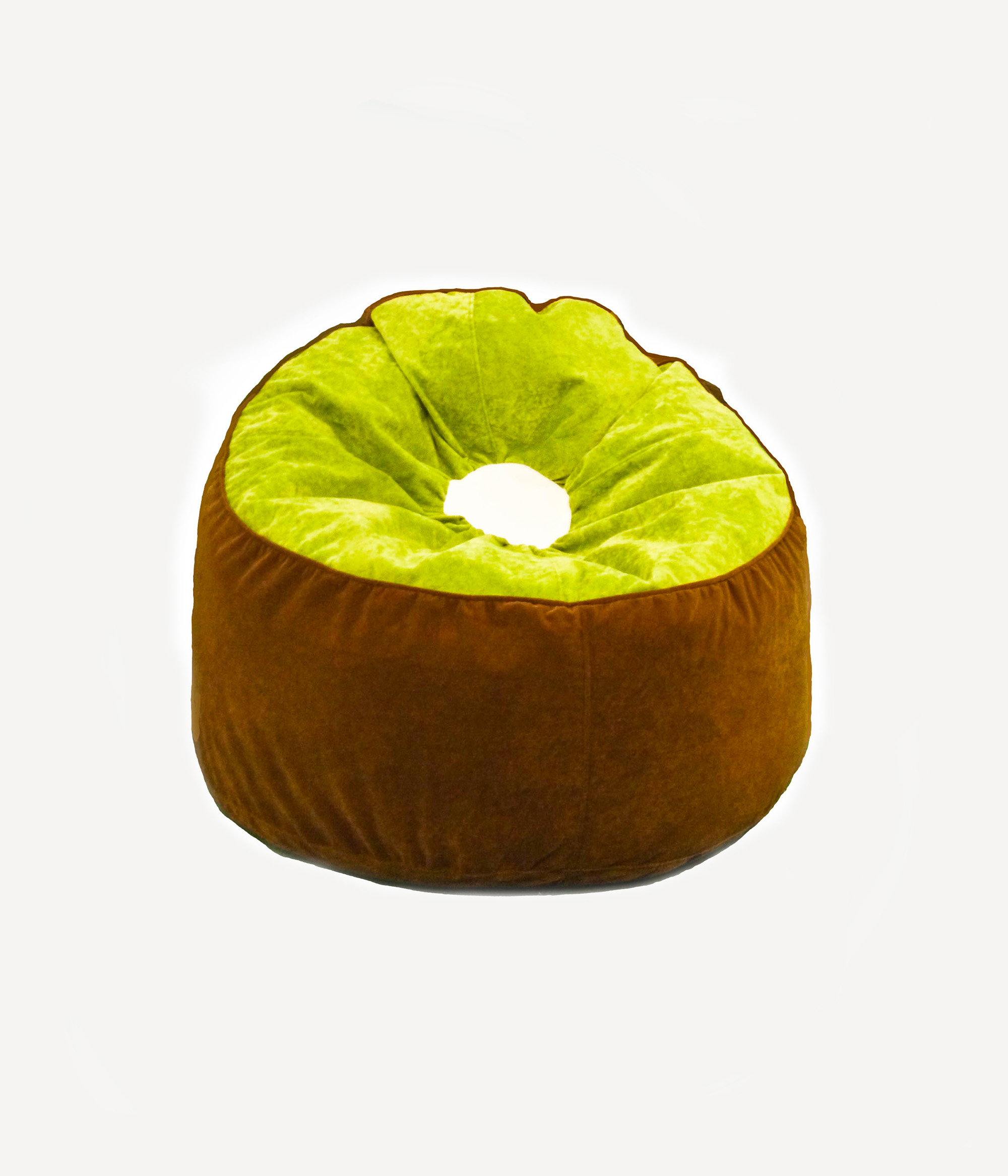 

Кресло мешок Киви KIWI-64 BIG YETI Ткань премиум коричневый-зеленый XXL (K64)
