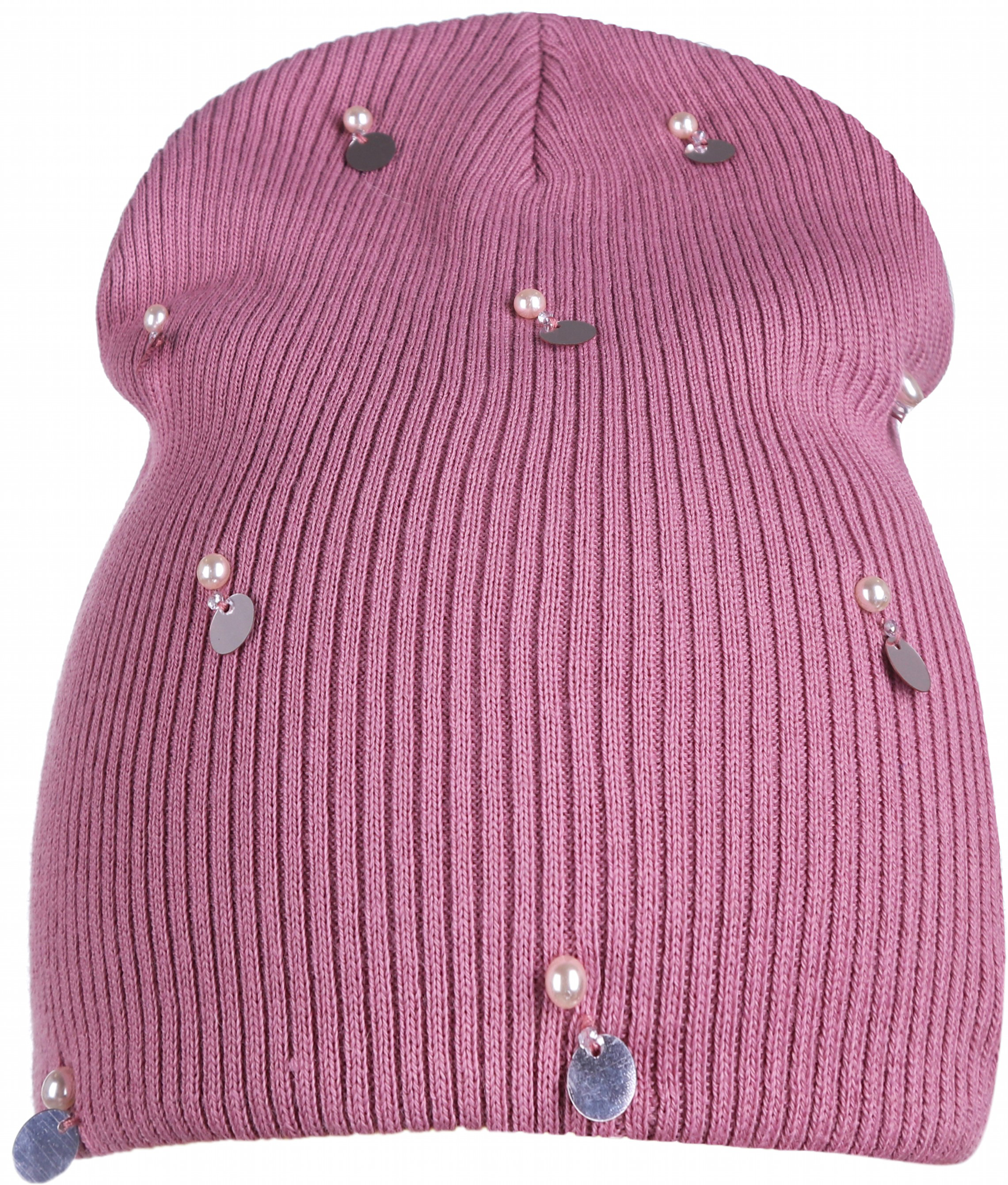 

Демисезонная шапка Anmerino Bini 54-56 см Розовая