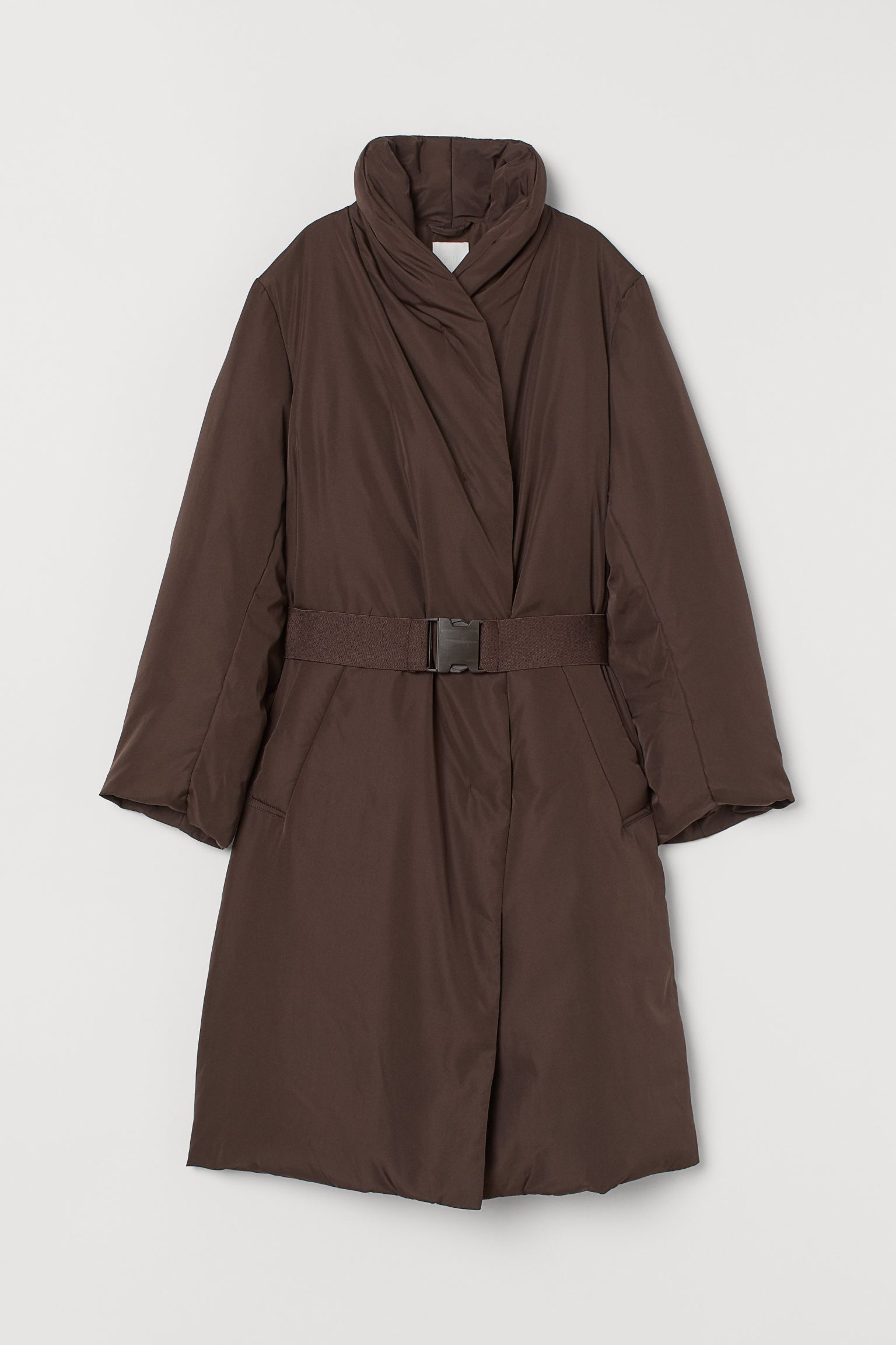 

Пальто пуховое H&M M коричневый 14097869210