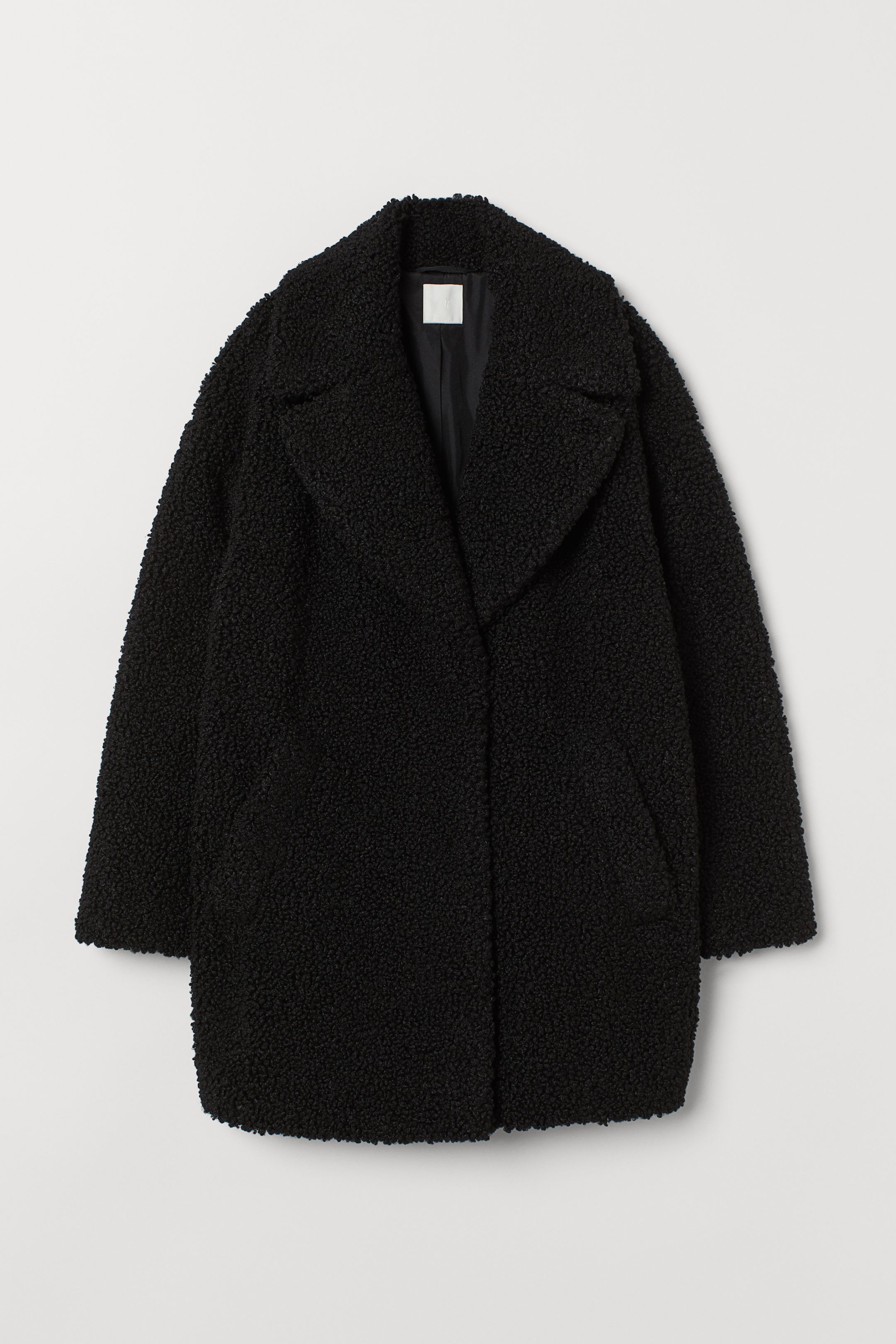 

Полупальто H&M S черный 7728220