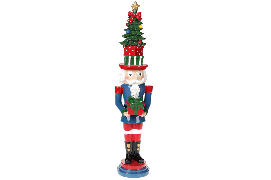 

Новогодняя декоративная фигура Щелкунчик 53см BonaDi 837-141