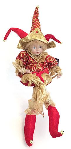 

Новогодняя музыкальная игрушка Шут 55.8см BonaDi NY14-338
