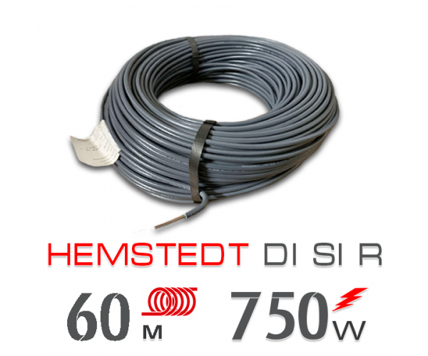 

Нагревательный кабель Hemstedt Di Si R - 60 м.п.