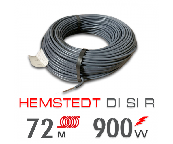 

Нагревательный кабель Hemstedt Di Si R - 72 м.п.