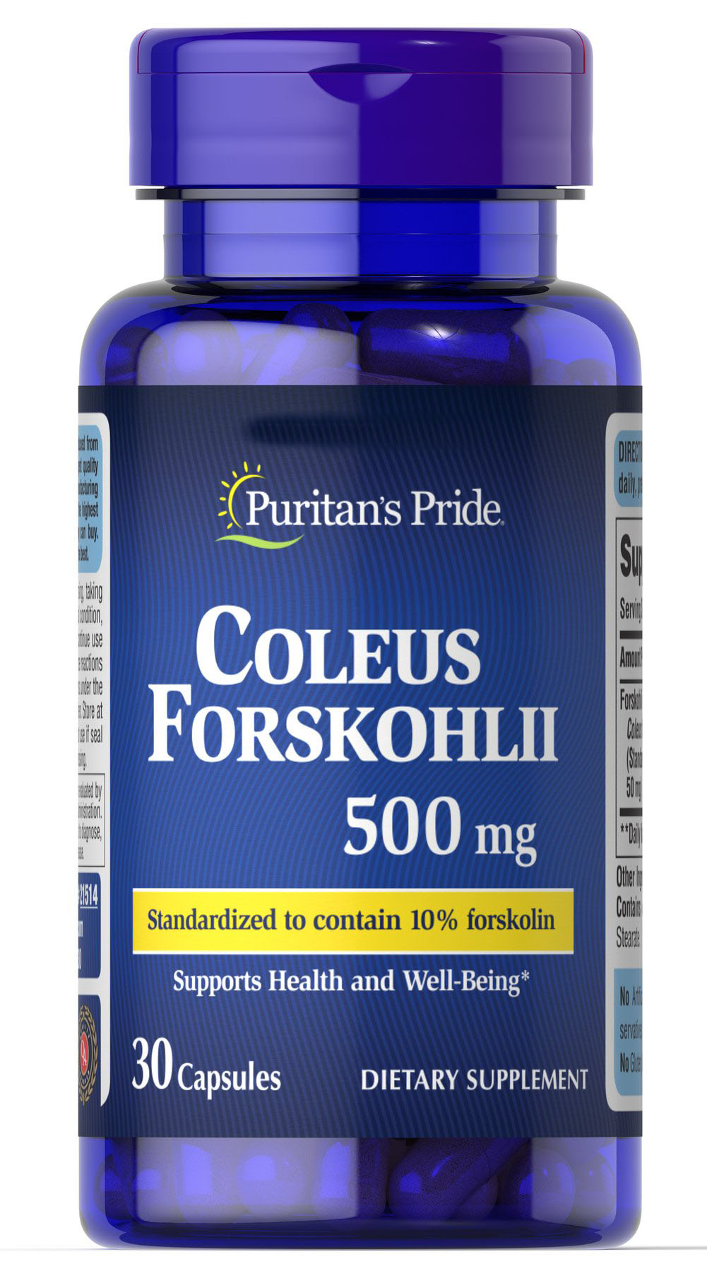 

Специальный продукт Puritan's Pride Coleus Forskohilii 30 капсул (4384302482)