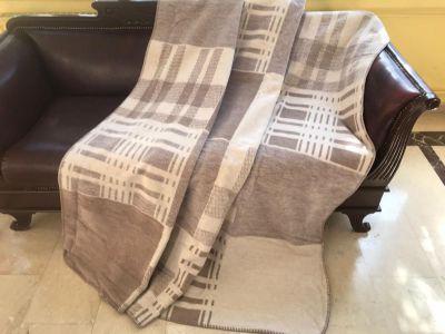 

Хлопковый плед Belizza Patchwork kahve