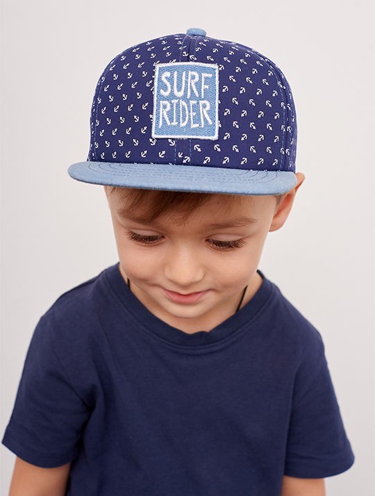 

Фулкеп для хлопчика DEMBOHOUSE Таліс 50 Синій