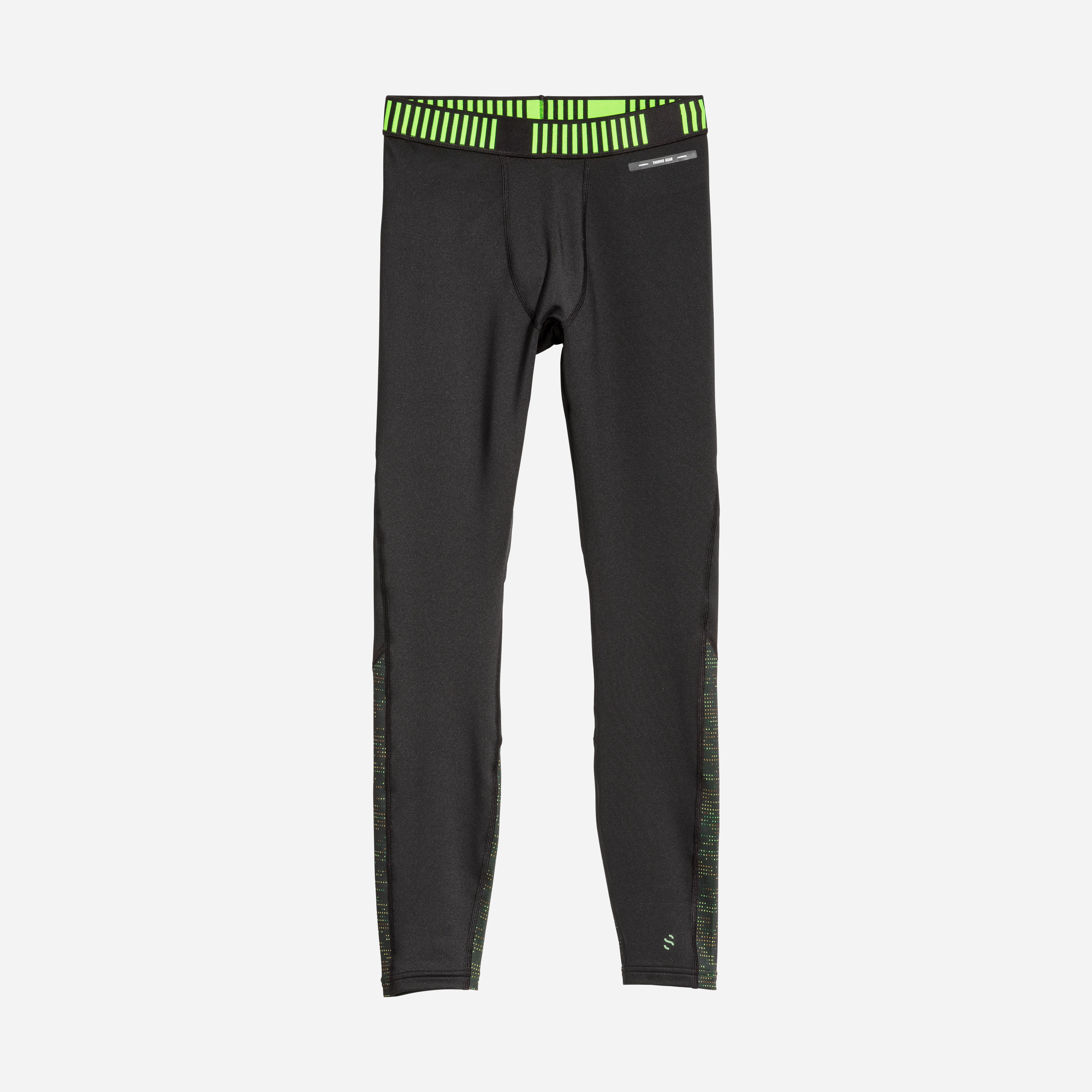 

Леггинсы H&M XAZ076155XAMT 2XL Черные с салатовым