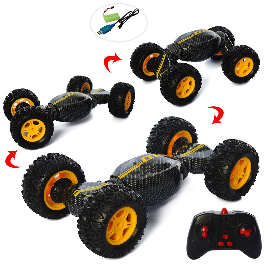 

Машинка трюковая на Р/У Limo toy 34 см М 5562 Черная с желтым
