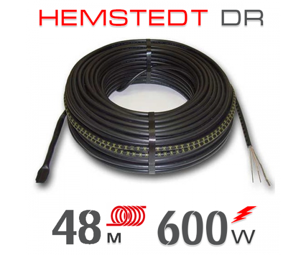 

Нагревательный кабель Hemstedt DR 12,5 Вт - 48 м