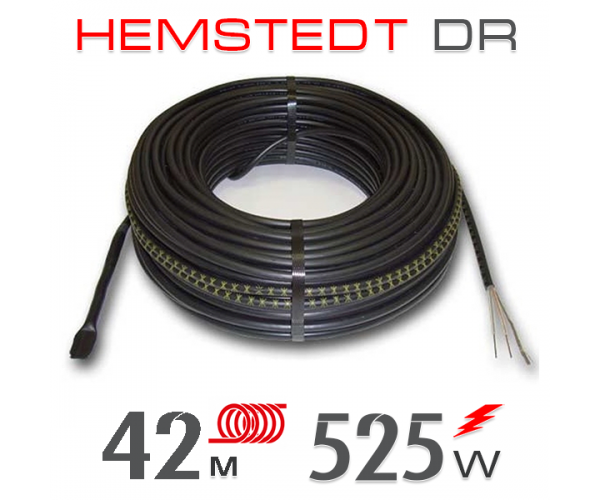 

Нагревательный кабель Hemstedt DR 12,5 Вт - 42 м