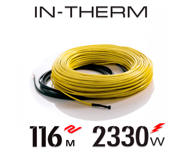 

Нагревательный кабель In-Therm 20 Вт - 116 м