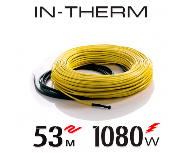 

Нагревательный кабель In-Therm 20 Вт - 53 м