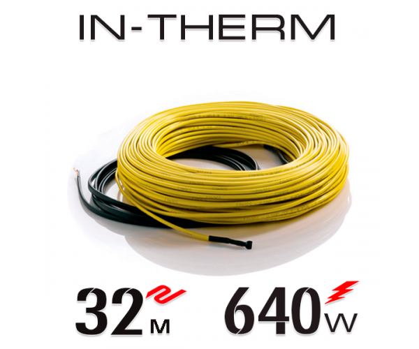 

Нагревательный кабель In-Therm 20 Вт - 32 м