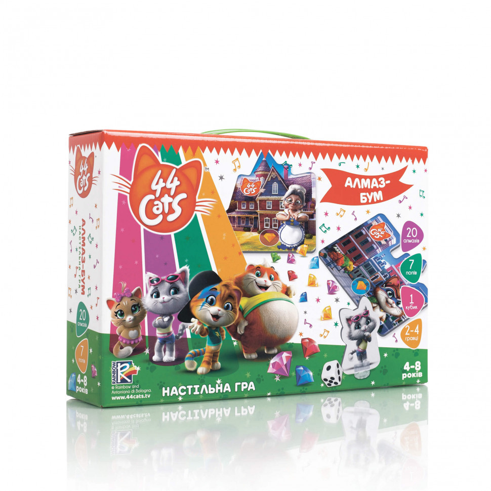 

Настольная развлекательная игра Vladi Toys Алмаз-Бум 44 Cats (VT8055-15)